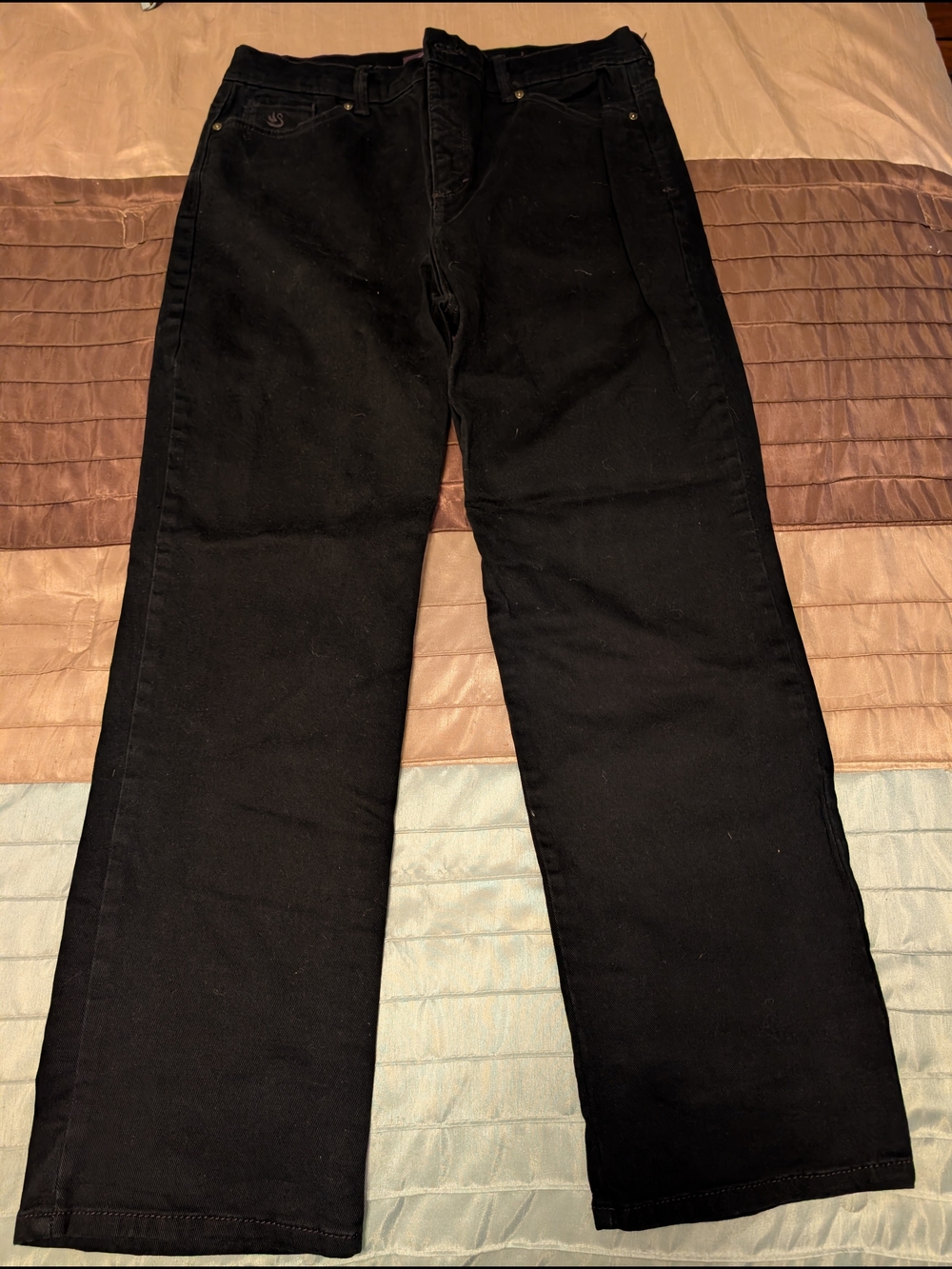 Women's Gloria Vanderbilt Black Amanda Jeans 12S Short Petite NWOT